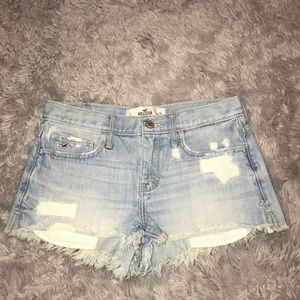Hollister light jean shorts teens young adult